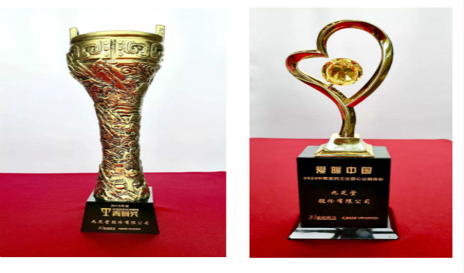 热烈祝贺太阳成集团tyc9728荣获2019年度中国医药市场营销青铜奖，与“爱暖中国——2020中国医药工业爱心公益企业”称号！