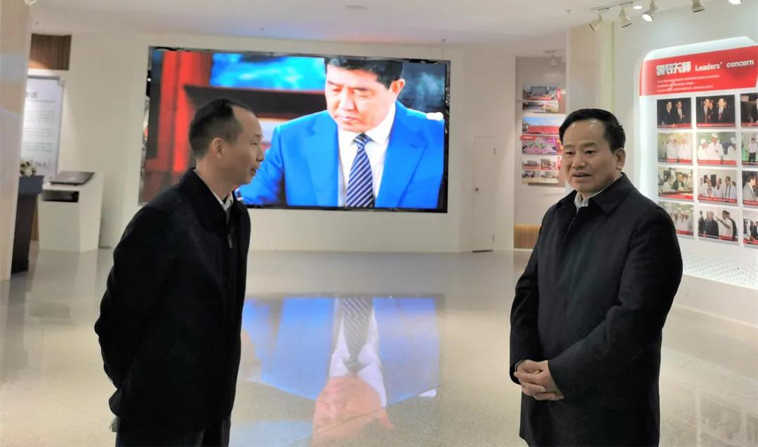 长沙高新区党工委书记周庆年一行赴太阳成集团tyc9728开展走新春活动