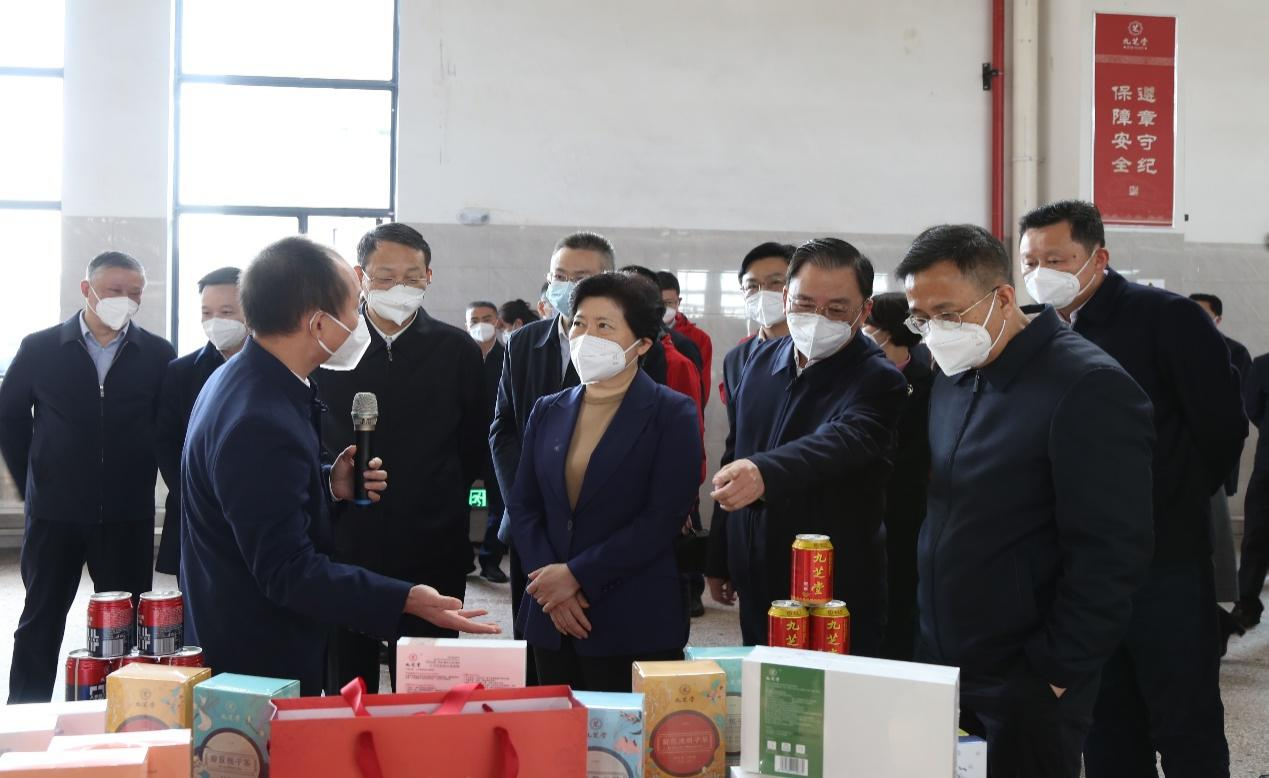 吴桂英率队赴太阳成集团tyc9728国药健康产业园项目开展集中观摩点评